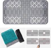 Matte silicatica per lavandino personalizzabile - 66 x 35 cm - termoresistente - antiscivolo - mat keuzina - protezione per lavandino