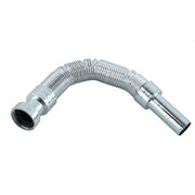 Trade Shop - Canotto Tubo Di Scarico Flessibile Estensibile Lavabo Lavello 400-800mm 1/4 10071 -