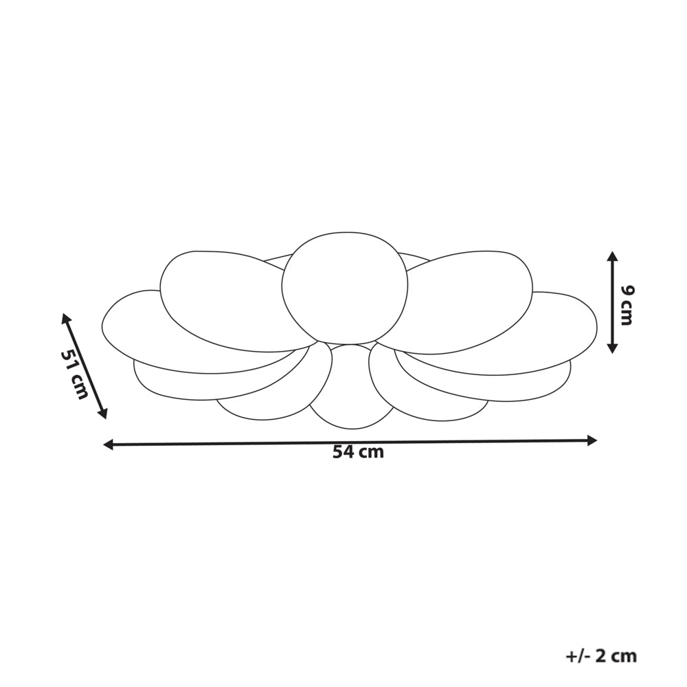 Lampada da soffitto Forma di fiore con paralume acrilico bianco per la stanza dei bambini Luce di design Illuminazione d'accento