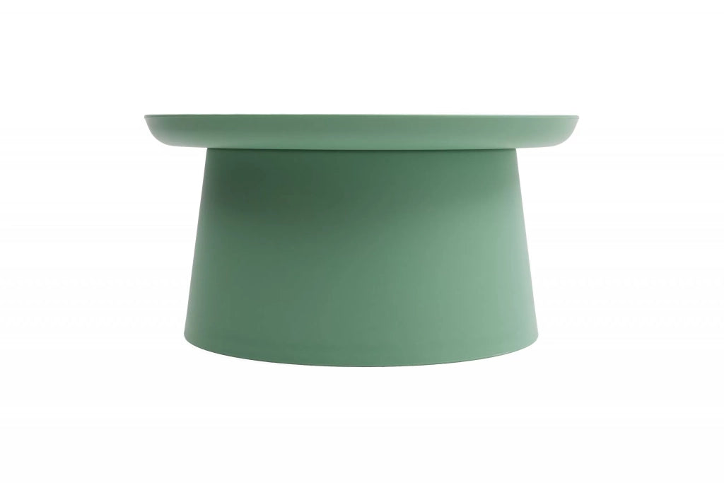 Tavolino moderno in polipropilene verde