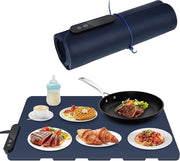 Matraccia elettrica pieghevole - siliconica portatile - 6 timer - 5 temperature - per ristoranti, feste, buffet e riunioni - 60x40cm