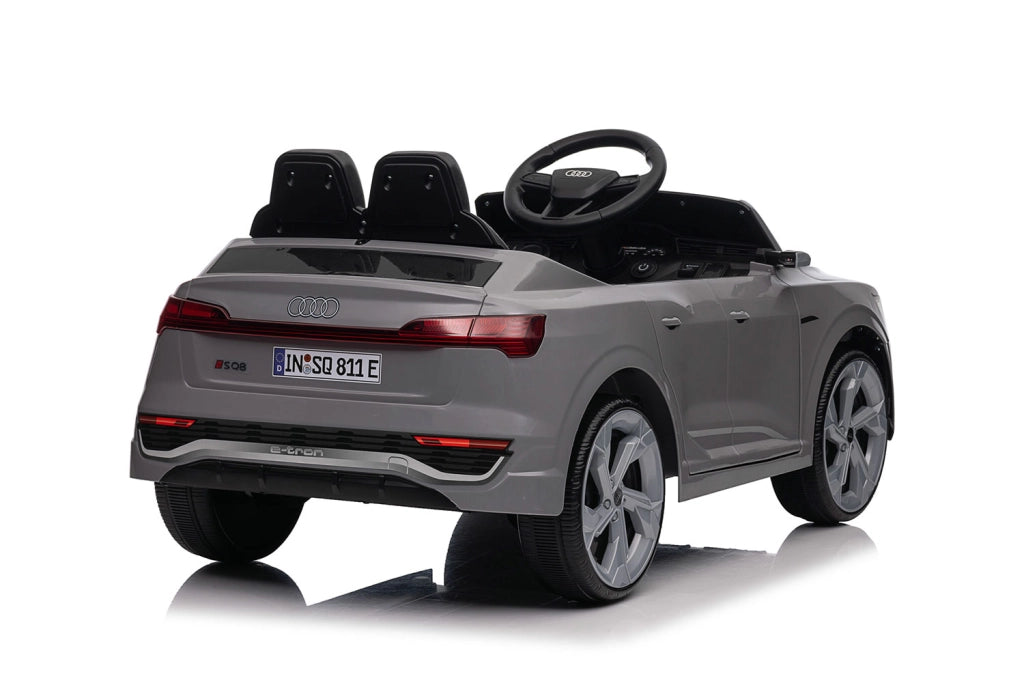 Macchina Elettrica per Bambini Licenza Ufficiale Audi SQ8 12V 4,5Ah Grigio