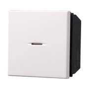 Interruttore Assiale 2M 2P 16A Unipolare Colore Bianco Compatibile Con Bticino Axolute
