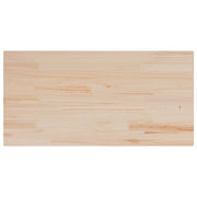 Piano Tavolo | Superficie Tavolo | Piano Scrivania 100x50x2,5cm Rettangolare Legno Massello di Pino