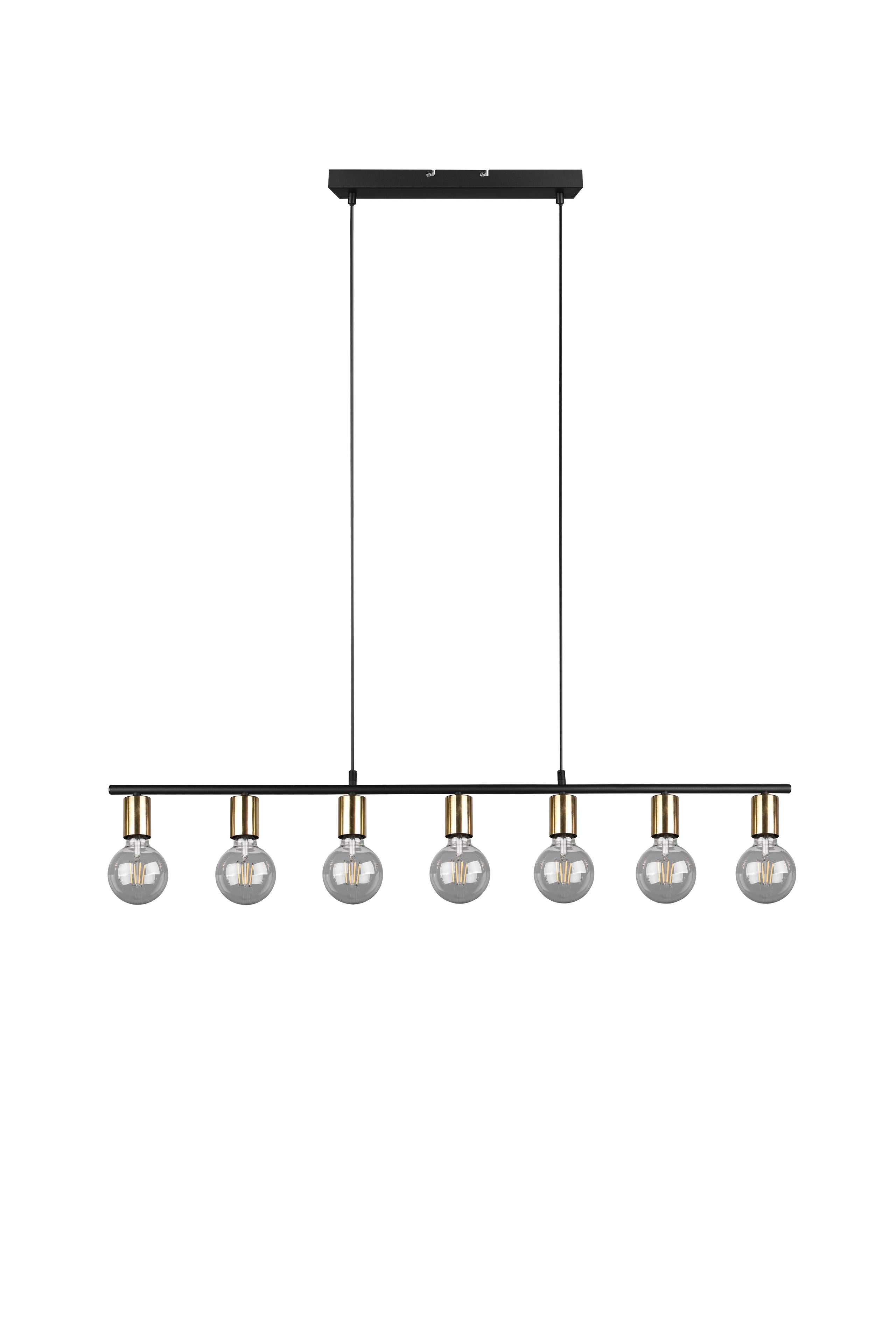 Lampada a Sospensione da Interno   in Metallo Ottone Satinato