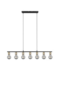 Lampada a Sospensione da Interno   in Metallo Ottone Satinato