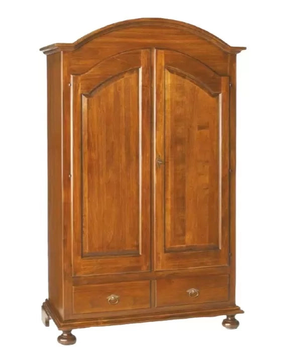 Armadio classico 2 ante legno gendarme elite 125x61x200 - Mobili 2G