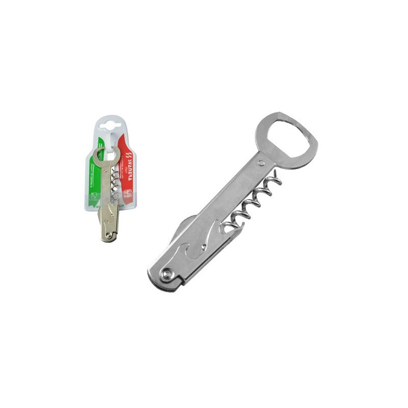 Apribottiglie multifunzione inox 8706C con tagliacapsule – GIOSTYLE