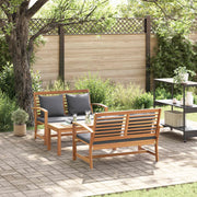 Set Divano da Giardino 3 pcs Naturale Legno di teak solido 3356857