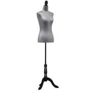 Manichino Sartoriale Regolabile ¨C Xylo ¨C 130-168 cm con Treppiede in Legno Grigio