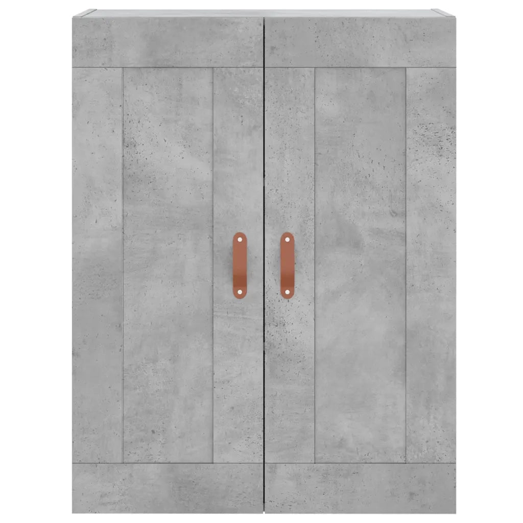 Credenza Grigio Cemento 69,5x34x180 cm in Legno Multistrato 3199661
