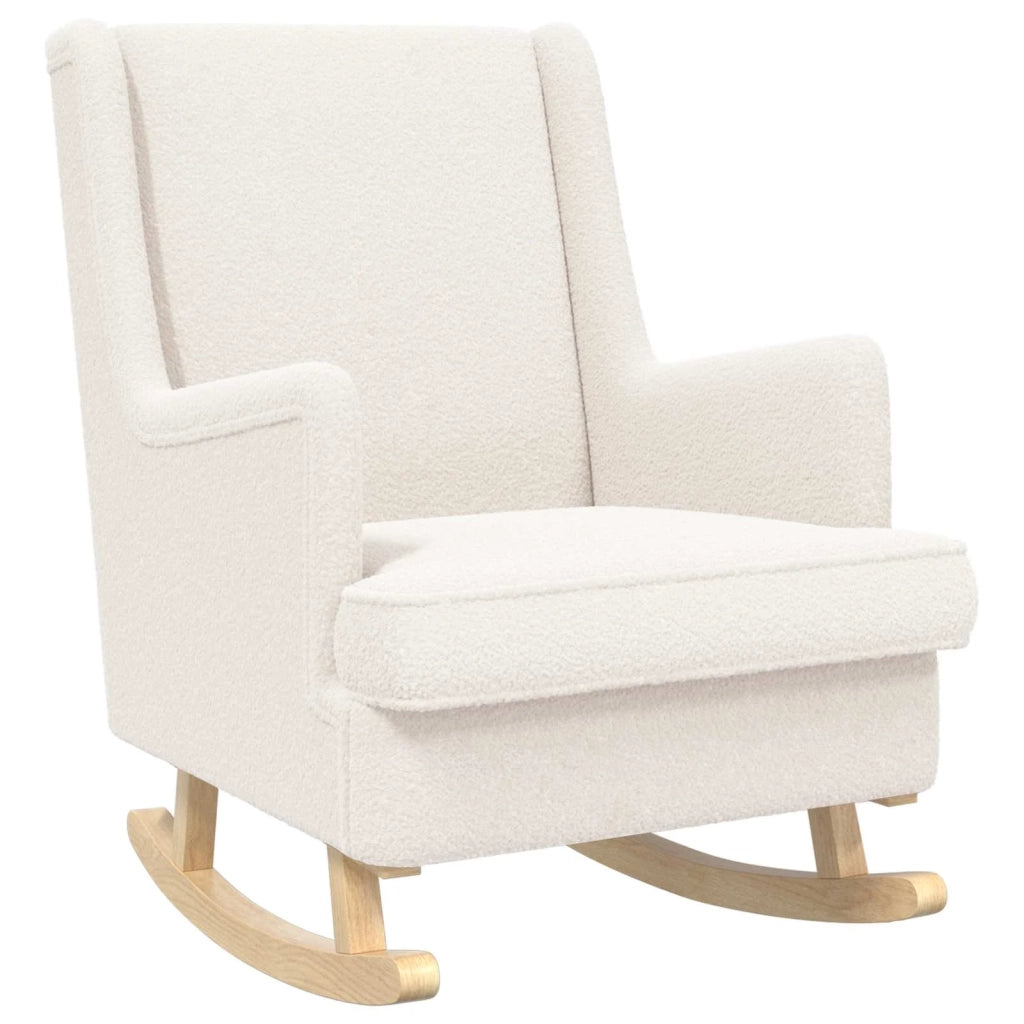 Sedia a dondolo Crema 62 x 80 x 85 cm Bouclé