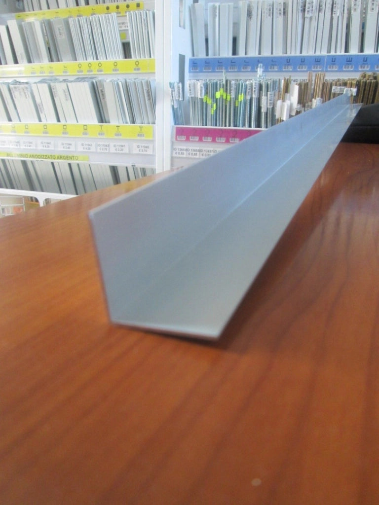 Profilo Da 1 Metro Angolare Elle Argentato 30X15X1 Set 5 Pezzi - Arcansas