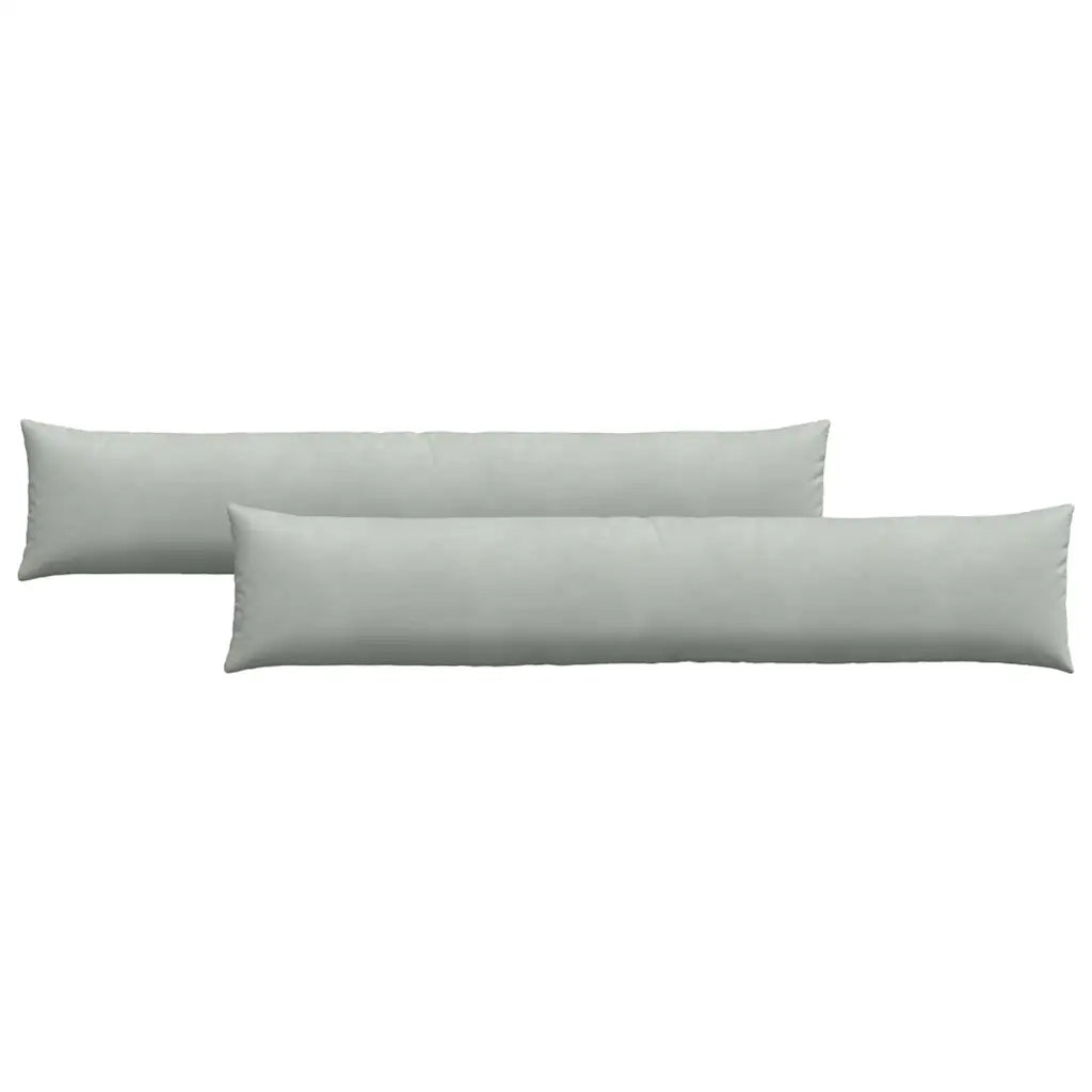 Cuscini da Divano 2 pz-Set di 2 Cuscini per Sofa Grigio chiaro 200 x 40 cm 840366