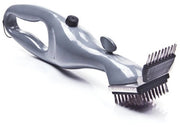 Grill Risciacquante - Risciacquare Grill - Spazzola a Vapore - Spazzola in Acciaio Inox – Per Barbecue in Cotto e Fonderecciato - Grigio
