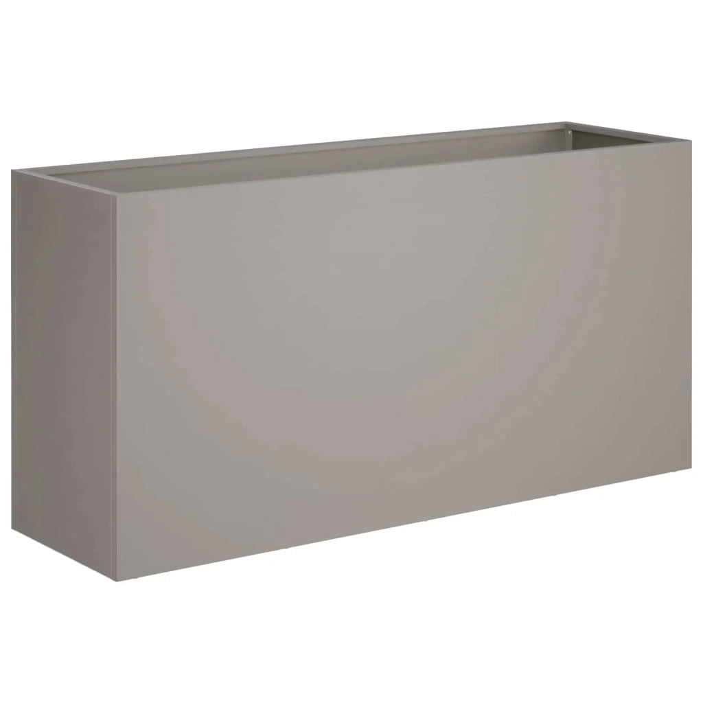 Vaso da giardino 2 pz Ruggine 100 x 30 x 40 cm Acciaio Corten 8005623