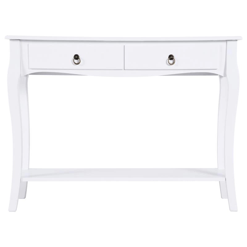 TAVOLO CONSOLLE PER INGRESSO, BIANCO, 100X33X76CM