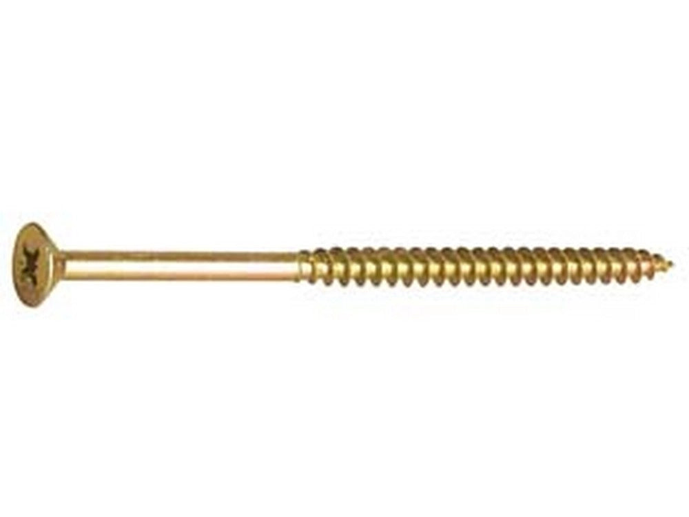 100pz viti truciolare tsp cava pz parz. filettata acciaio zincato giallo mm6x180 cod:ferx.fer440271