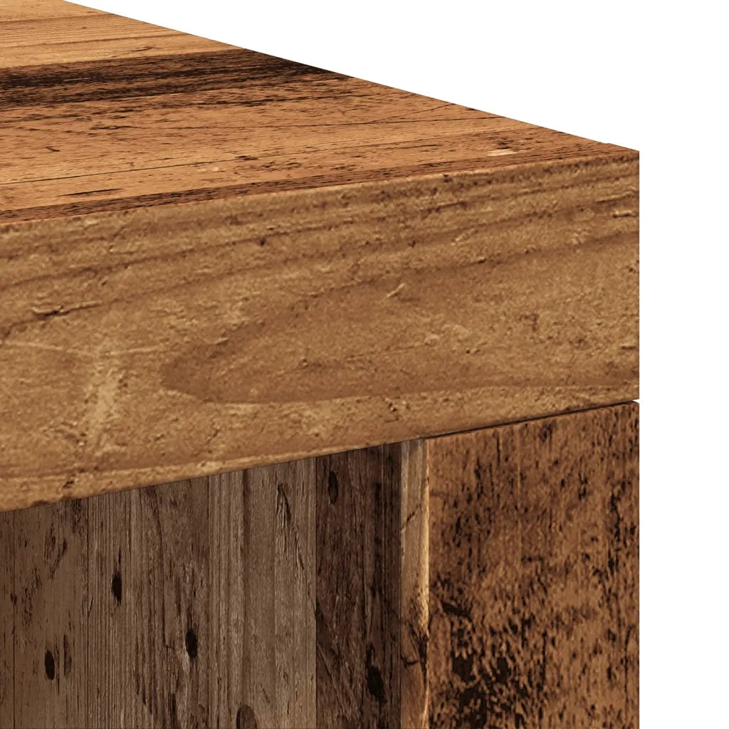 Tavolino da Salotto-Tavolino da soggiorno-Tavolo Legno Antico 102x50x35 cm in Truciolato 634015