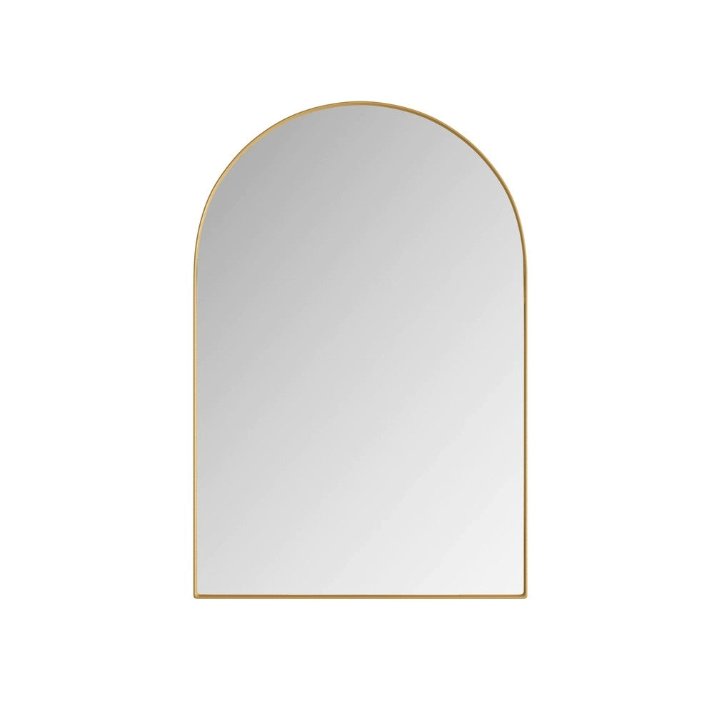 Armadietto Specchio con Ripiani Regolabili a Muro ¨C MINIMAL ¨C Oro