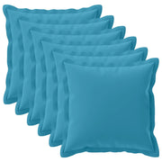 Federa 6 pcs HOUTEN Azzurro 60 x 60 cm Poliestere 920810