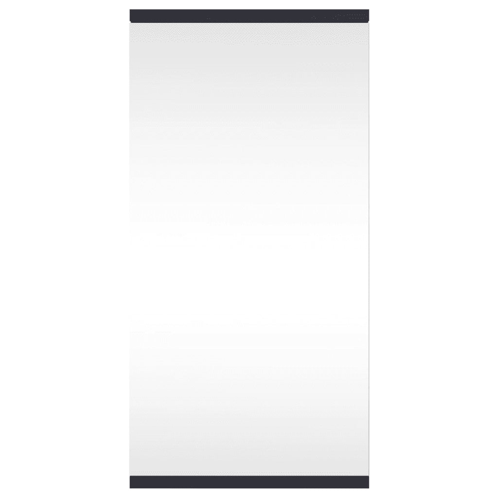 Armadietto Angolare con Specchio da Bagno-Mobiletto a specchio Grigio 30x24x60 cm