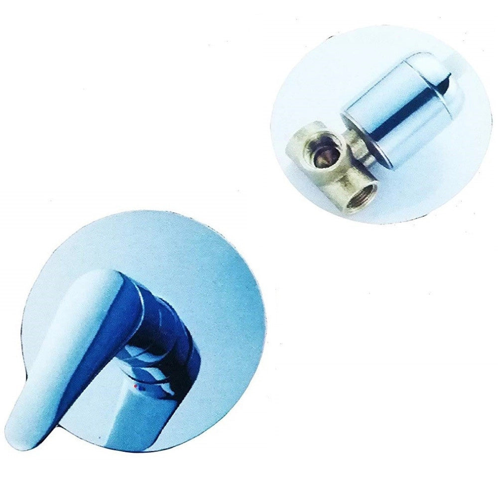 Trade Shop - Miscelatore Doccia Acciaio 52396 Incasso Bagno Monoforo Monocomando Rubinetteria -