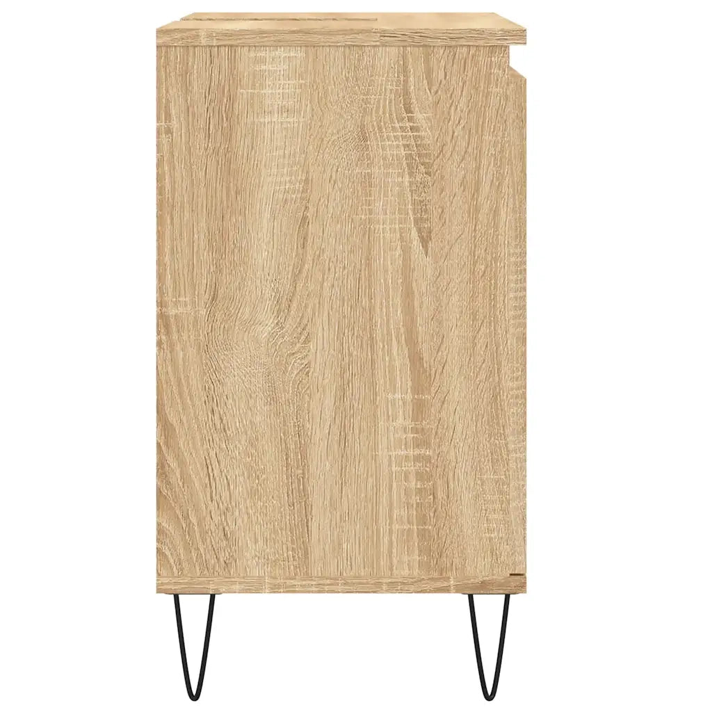 Mobile da Bagno Rovere Sonoma 58x33x60 cm in Legno Multistrato 831583
