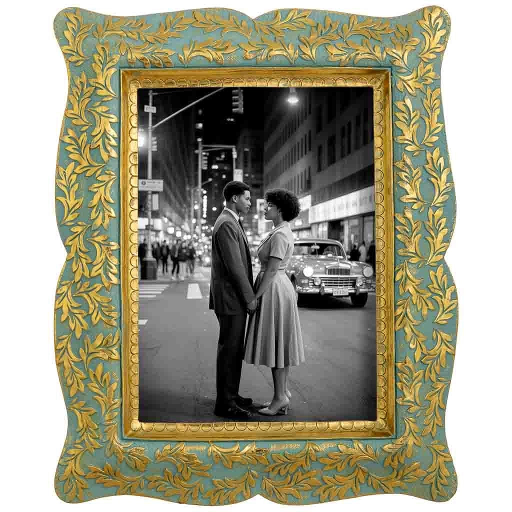 Portafoto 13X18 oro 19,5x1,9x24,7h cm