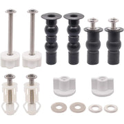Set di fissaggio per sedile wc, viti in acciaio inox, dadi di ri