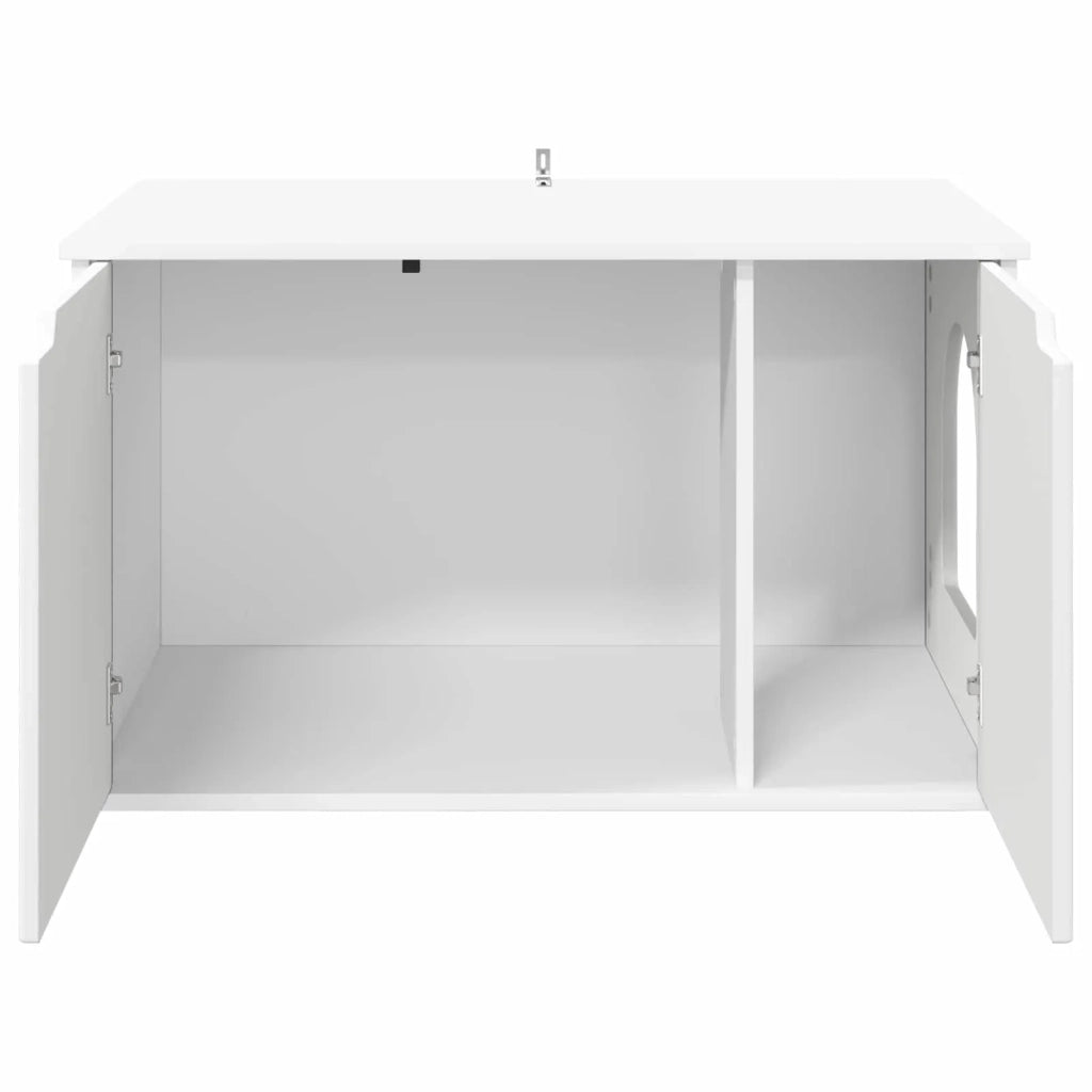 Casa per Gatti Bianco 85 x 55 x 50,5 cm Legno multistrato 8000716