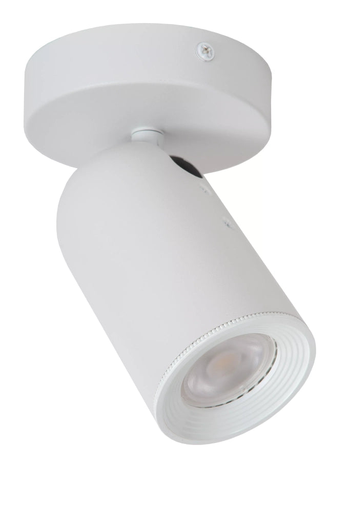 Faretto soffitto orientabile bianco 1xGU10 35W Lucide Punch
