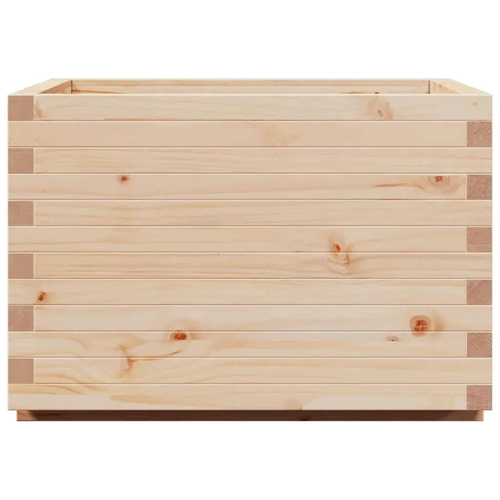 Fioriera da Giardino 70x70x49,5 cm in Legno Massello di Pino 847363