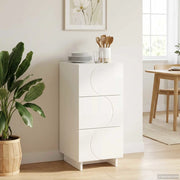 Credenza Bianco Lucido 33,5 x 34,5 x 75 cm Legno ingegnerizzato 8011517