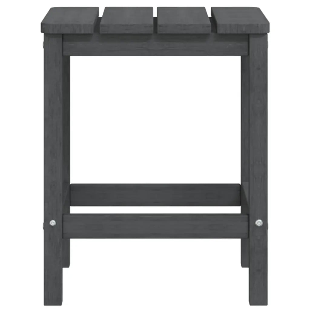Tavolo da Giardino Adirondack Antracite 38x38x46 cm HDPE cod mxl 34377