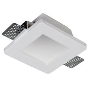 INCASSO GESSO GU10 12X12XH6,2CM DA SOFFITTO