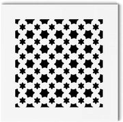 Ventilatore Decorativo con Copertura - 200 x 200 mm - Disegno a Esagono - Ventilazione Effettiva - Luce di Rete