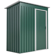 Capanno Attrezzi Giardino ¨C zephmum ¨C Verde Acciaio Zincato 163x89x182 cm