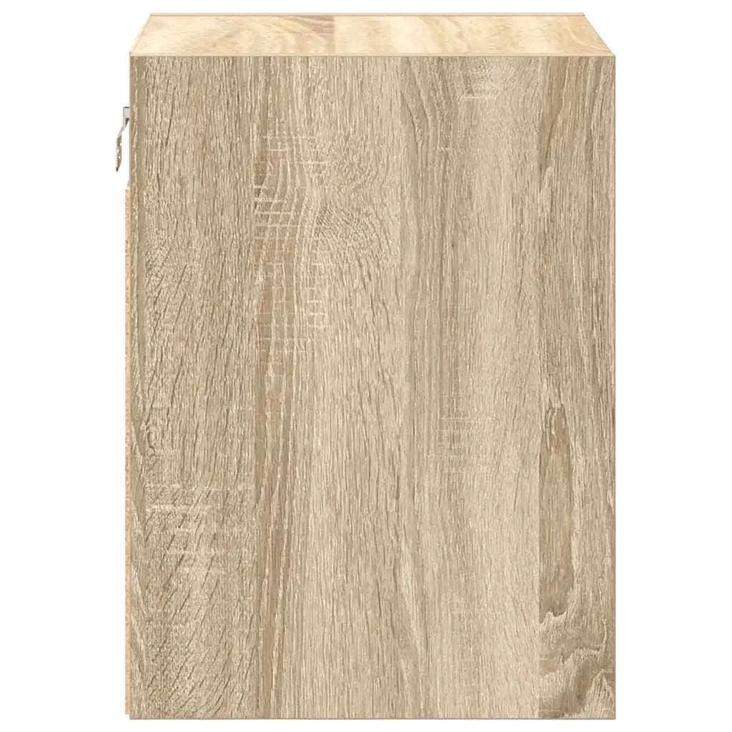 Pensili per Garage 2 pz Rovere Sonoma in Legno Multistrato 860612
