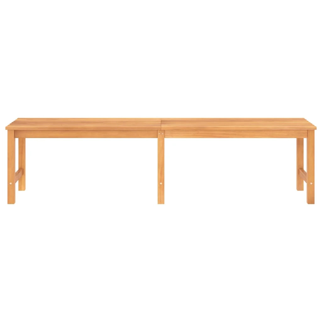 Panca da giardino mobili da esterno per patio terrazza 180 x 40 x 45 cm legno massello di teak 02_0011273
