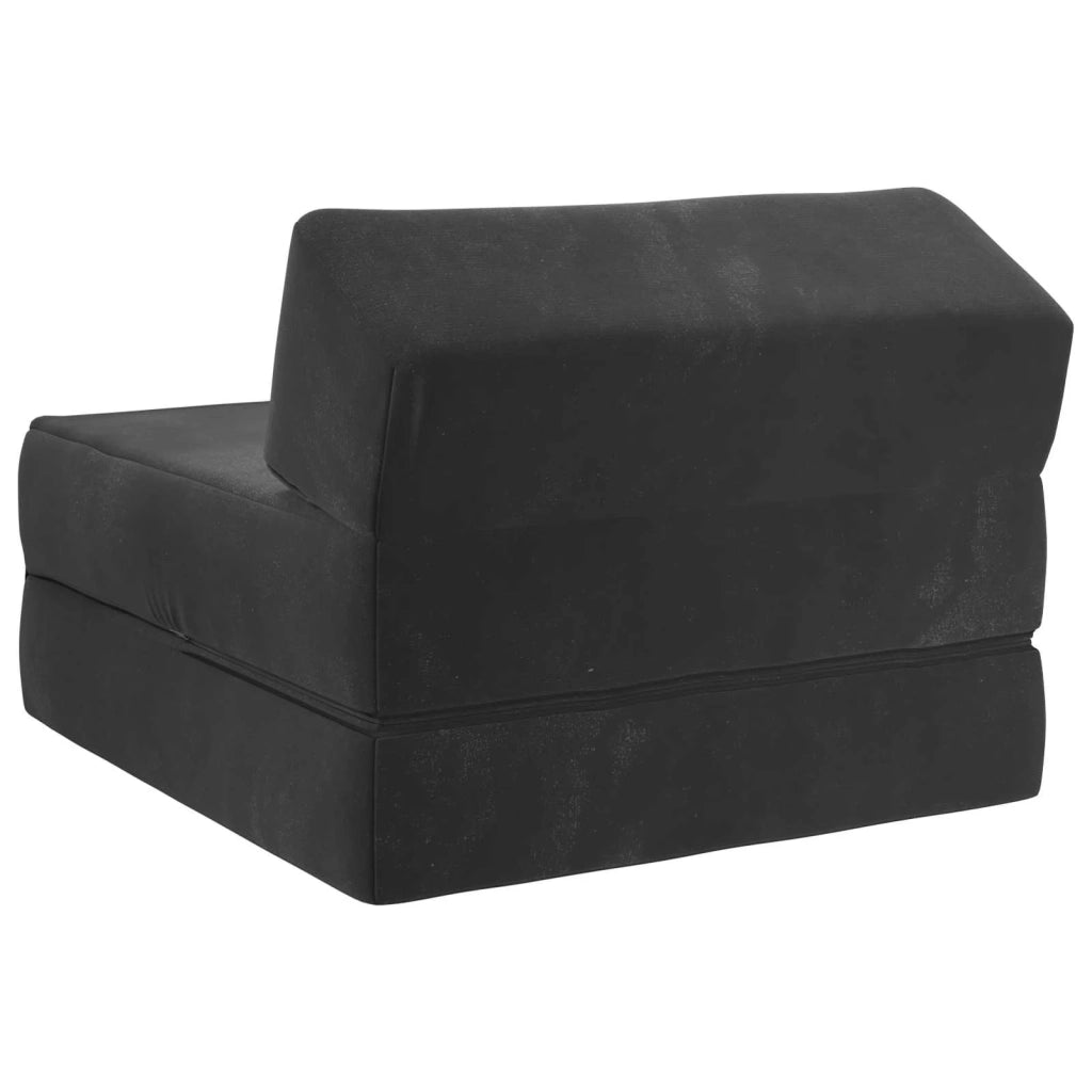 Divano Letto Pieghevole Nero 60 x 70 x 41 cm Tessuto 900062