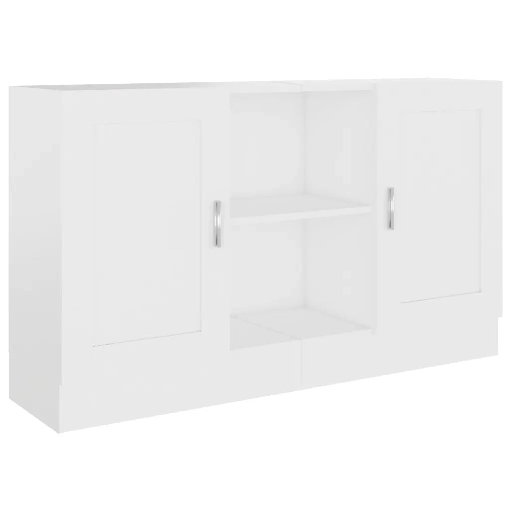 Credenza Bianca 120x30,5x70 cm in Legno Multistrato cod mxl 14135