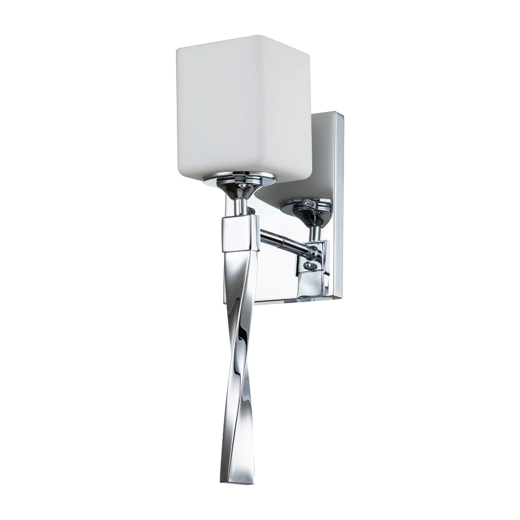 Applique bagno Marette cromo vetro opale 1xG9 3W IP44 Kichler