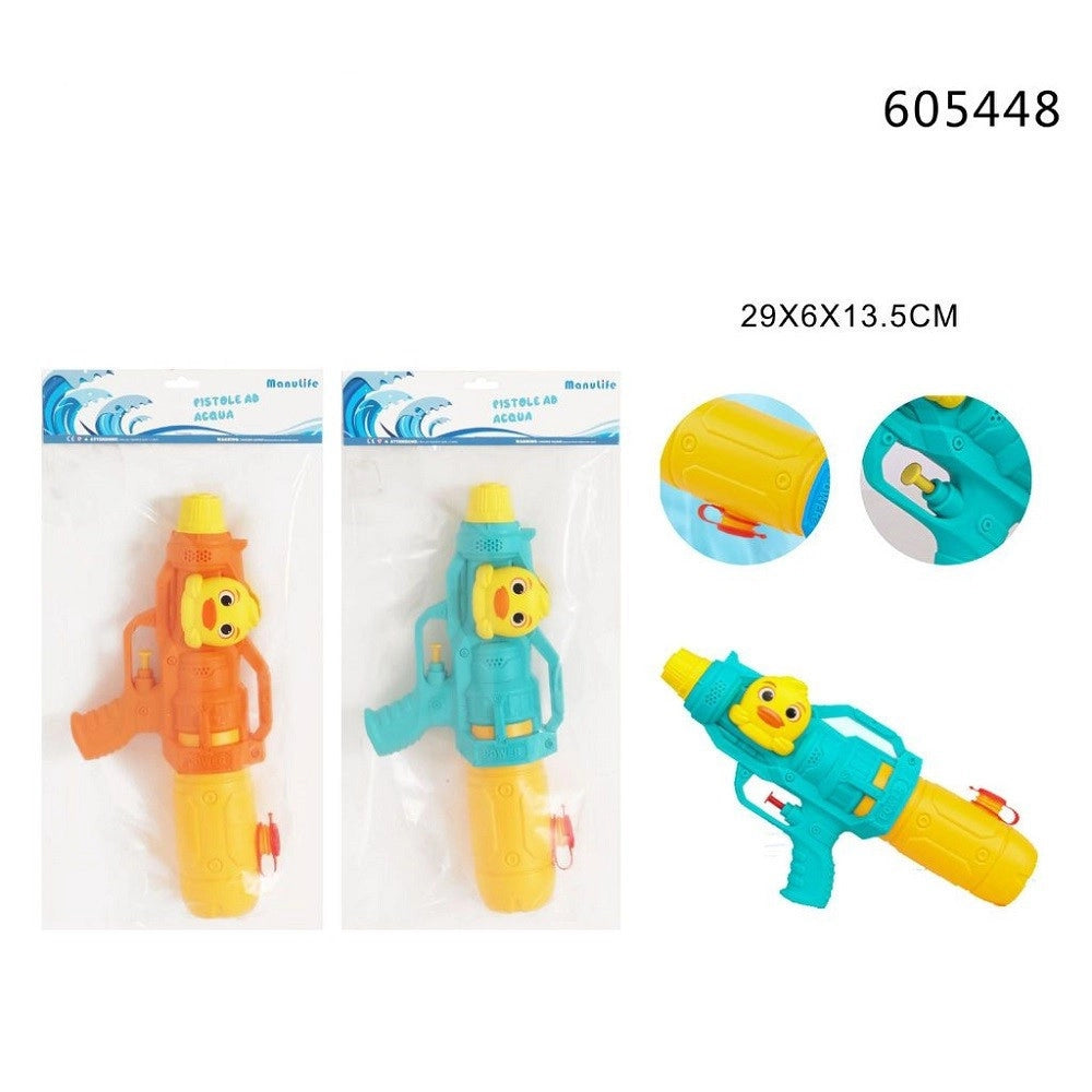 Trade Shop - Pistola Ad Acqua Pulcino Con Serbatoio 29x6x13.5cm Gioco Bambini Mare Ass 605448 -