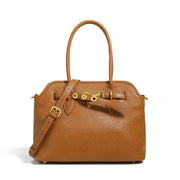 Borse da donna in vera pelle, borsa a tracolla, borsa tote, borsa a spalla, marrone