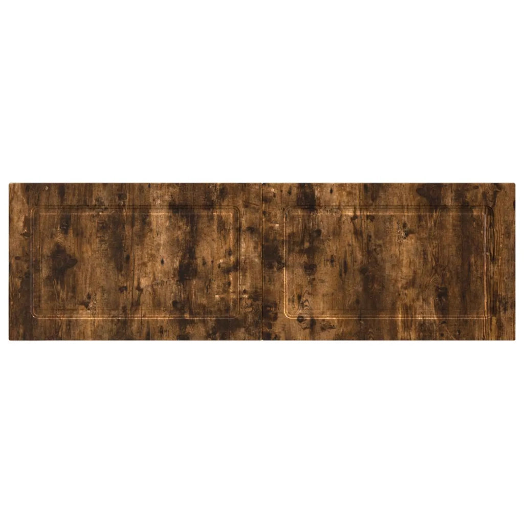 Testiera da Muro UTRECHT Rovere Fumo Legno ingegnerizzato 897830