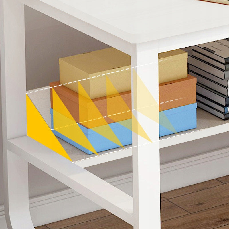 Scrivania per computer per ragazzi con ampi ripiani 100 cm