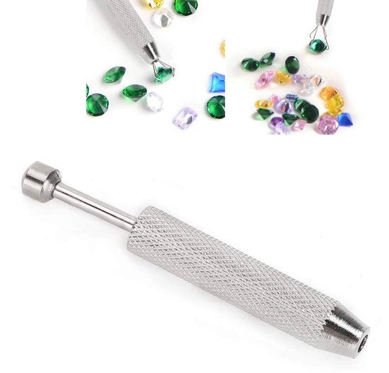 Pincet per gioielli in acciaio inossidabile di alta qualità - Pincet per pietre preziose - Strumento per orologi - Maniglia ergonomicamente progettata - Duraturo - Ideale per collane e orologi - Pincet per gioiellieri