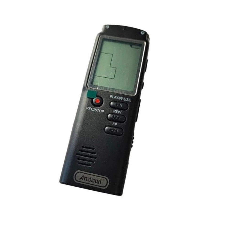 Trade Shop - Registratore Vocale Digitale Registrazione Audio Da 8gb Con Schermo Lcd Q-lc503 -