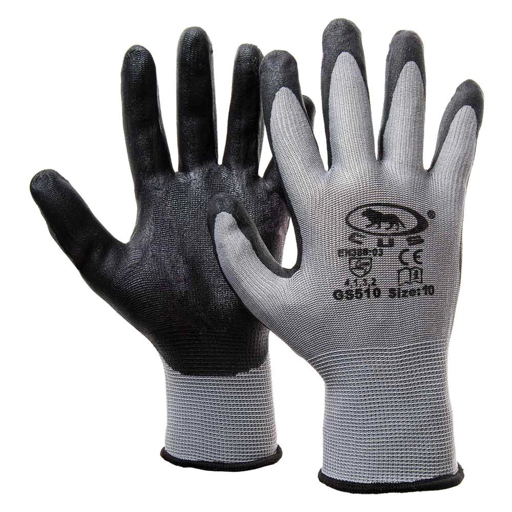 GUANTI NITRILE / NYLON 'GS510' Tg. 10 (XL)- 12 coppia  - BricoGo